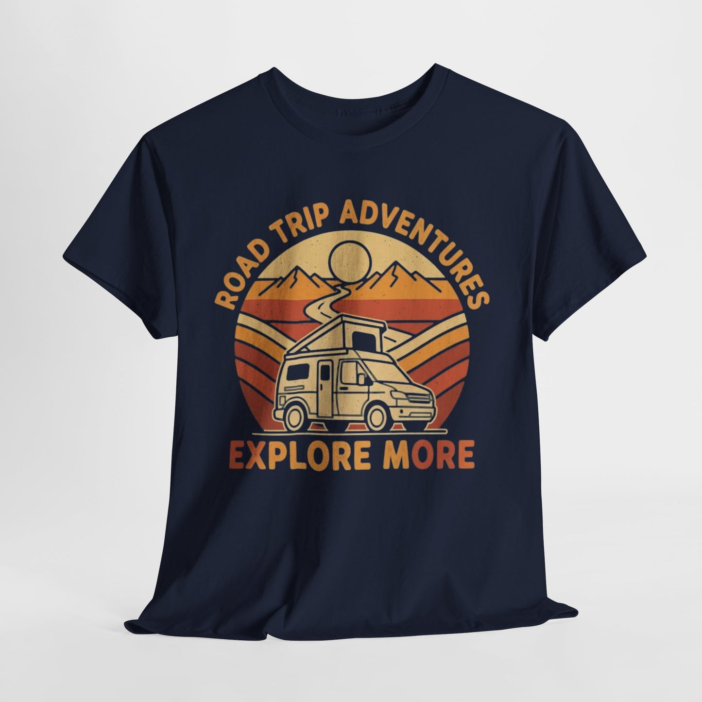 Road Trip Adventures – Explore More Retro Camper Tee