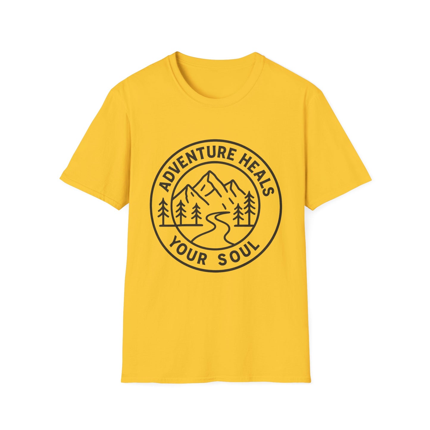 Adventure Heals Your Soul T-Shirt | Vintage Outdoor Hiking Tee