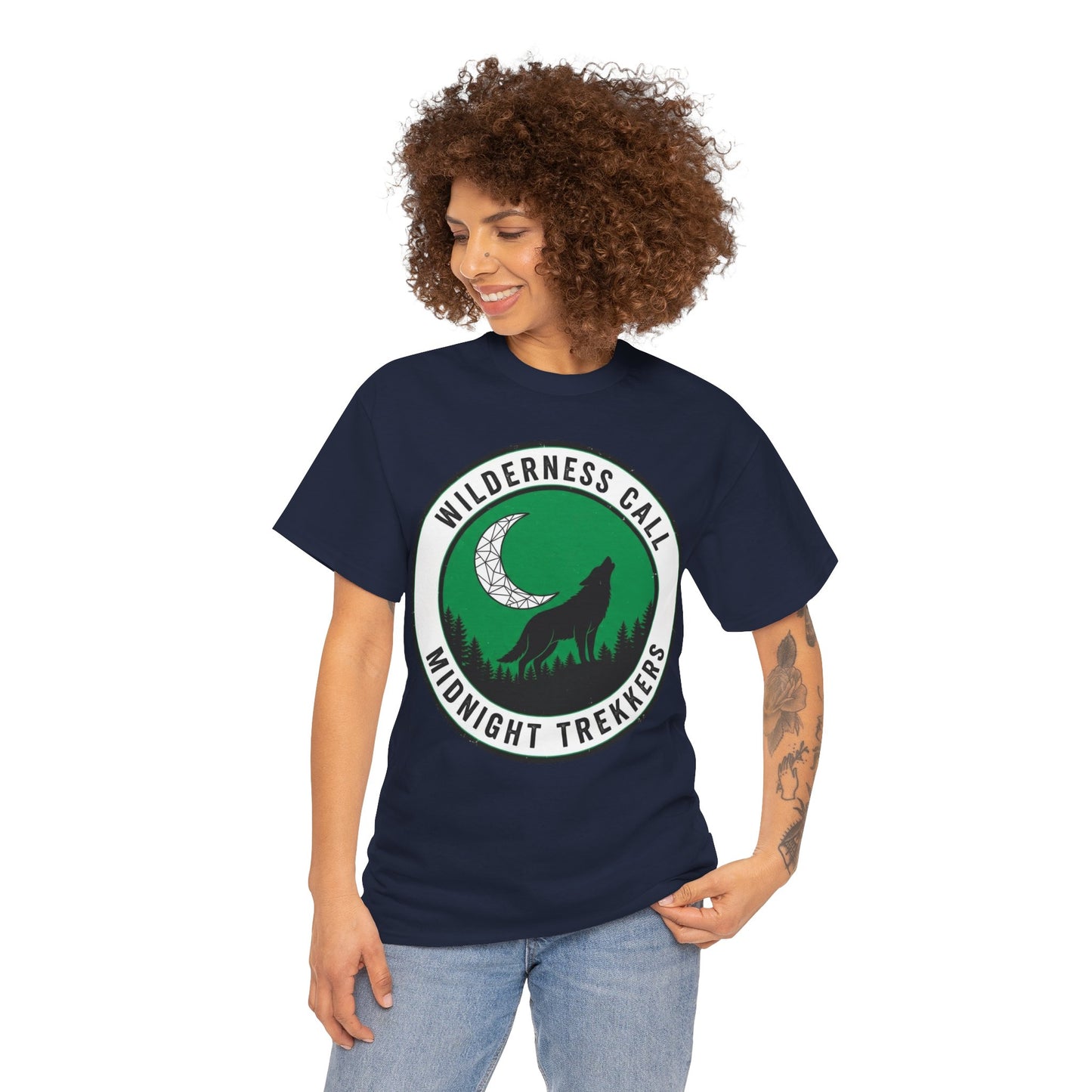 Wilderness Call: Midnight Trekkers Wolf Moon Tee