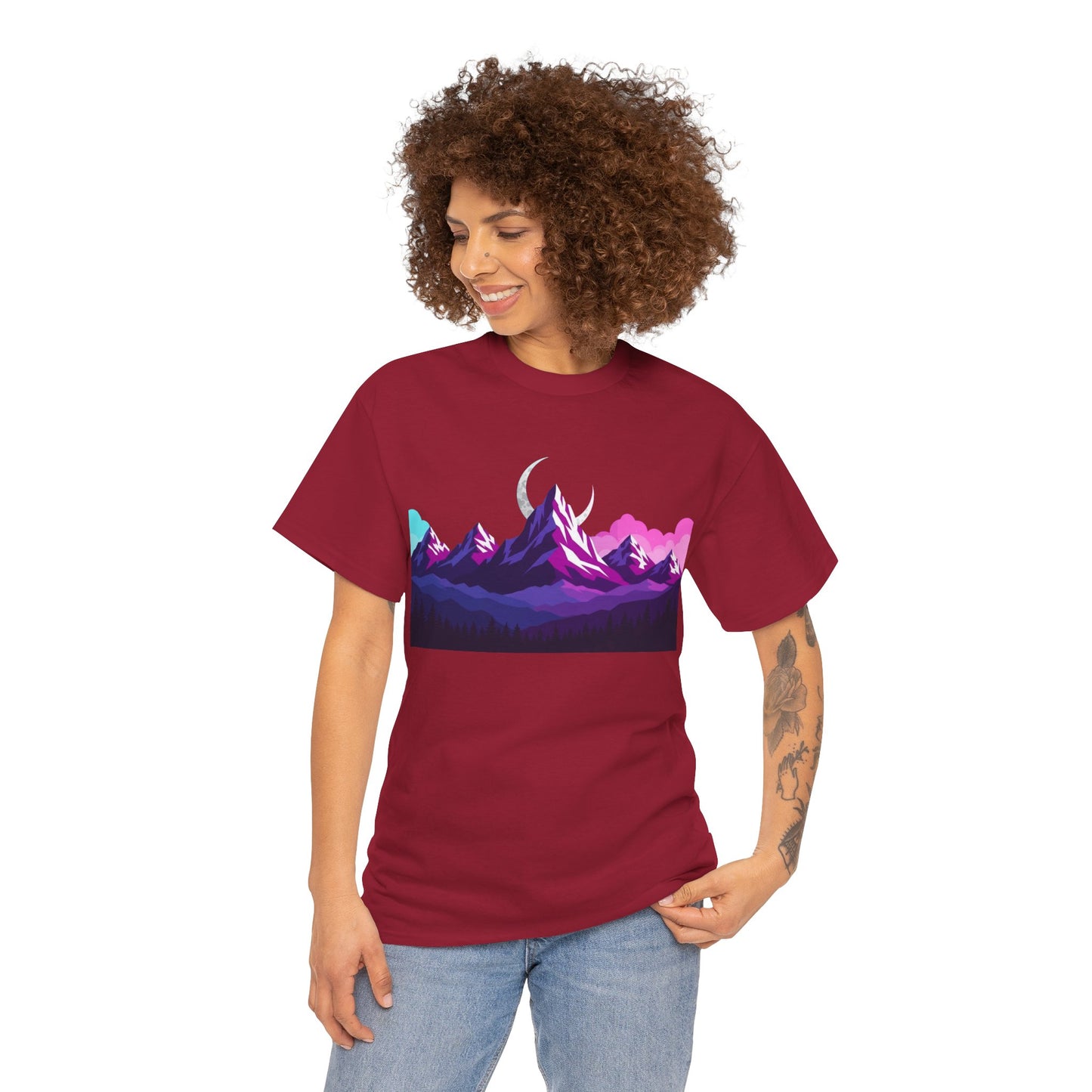 Under the Midnight Peaks – Lunar Horizon Tee