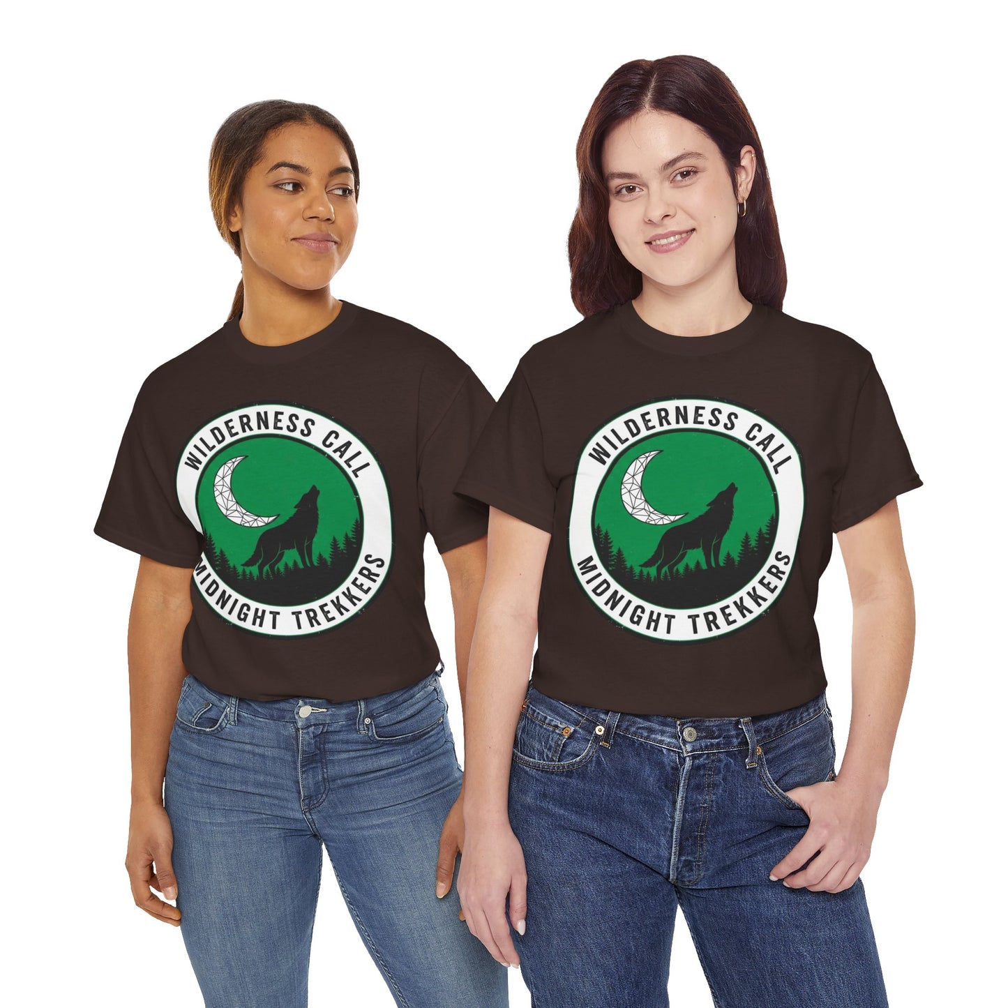 Wilderness Call: Midnight Trekkers Wolf Moon Tee