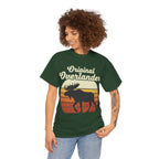 Original Overlander Moose T-Shirt | Retro 1970s Sunset Wilderness Tee
