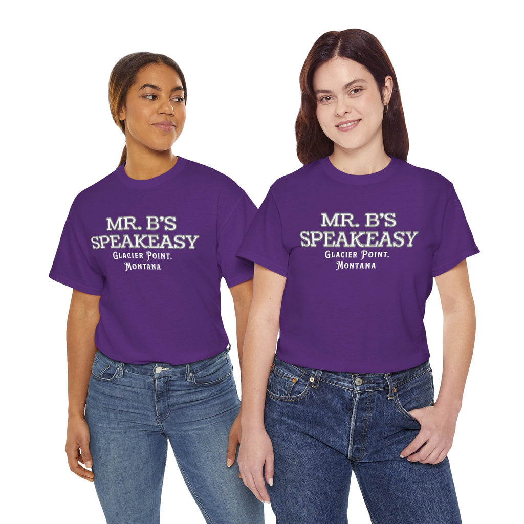 Mr. B’s Speakeasy Tee – Glacier Point, Montana