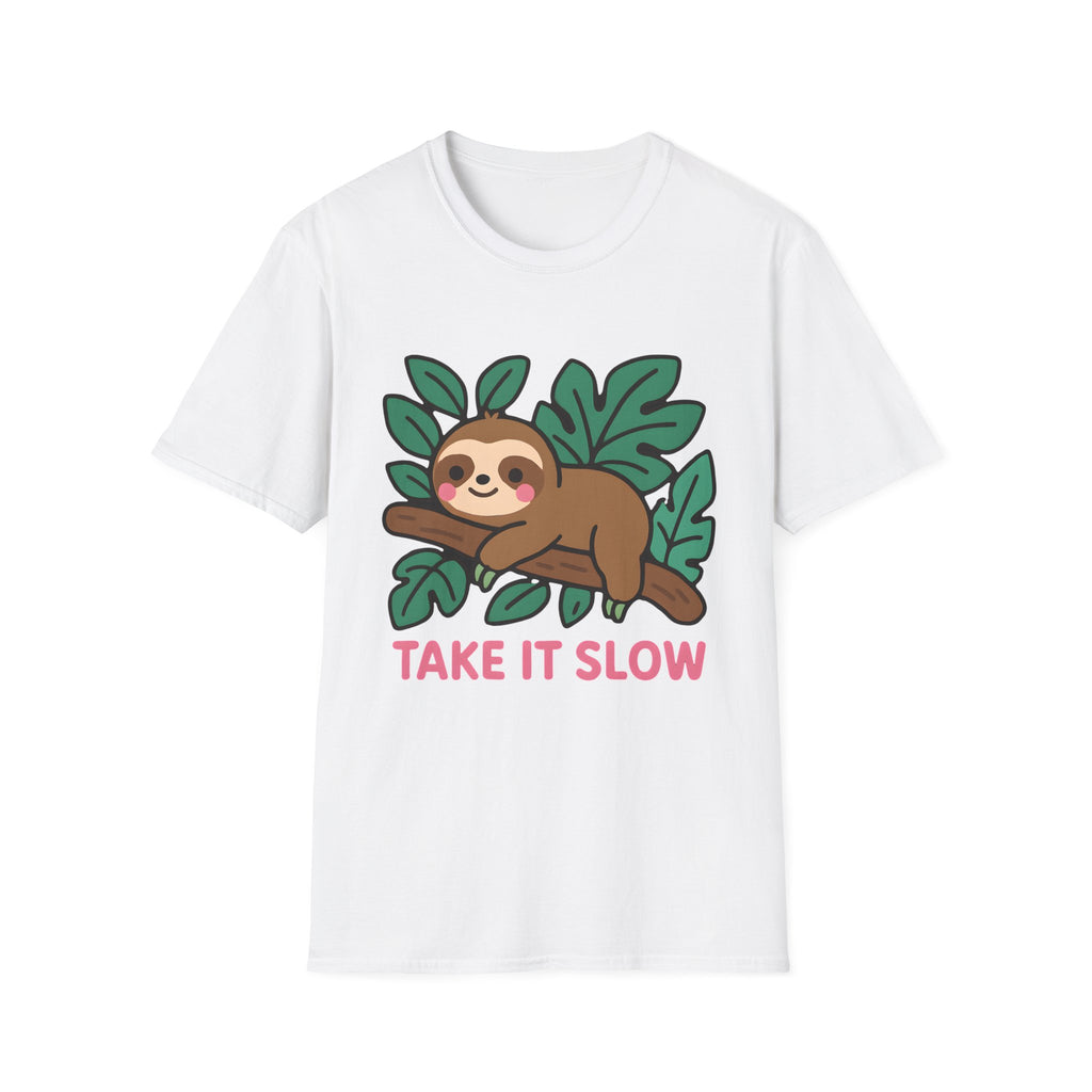 Take It Slow Sloth T-Shirt – Cute Relaxation Vibes Tee