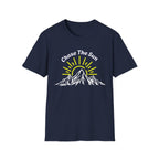 Chase the Sun Mountain T-Shirt – Adventure Hiking Graphic Tee