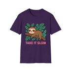 Take It Slow Sloth T-Shirt – Cute Relaxation Vibes Tee