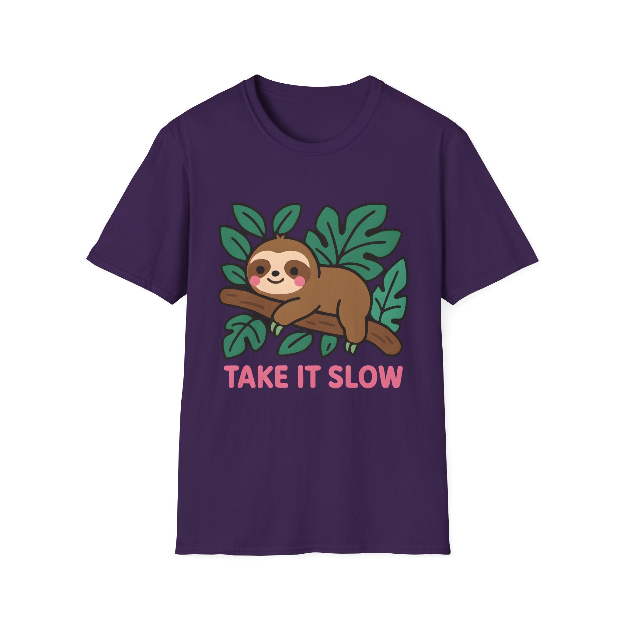 Take It Slow Sloth T-Shirt – Cute Relaxation Vibes Tee