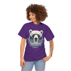 Bear in Water Graphic Tee – Gildan 5000 Heavy Cotton Shirt