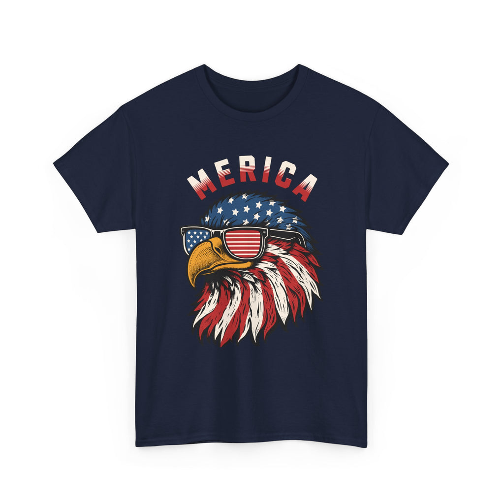 4th of July Bald Eagle T-Shirt — "Merica" Patriotic Tee