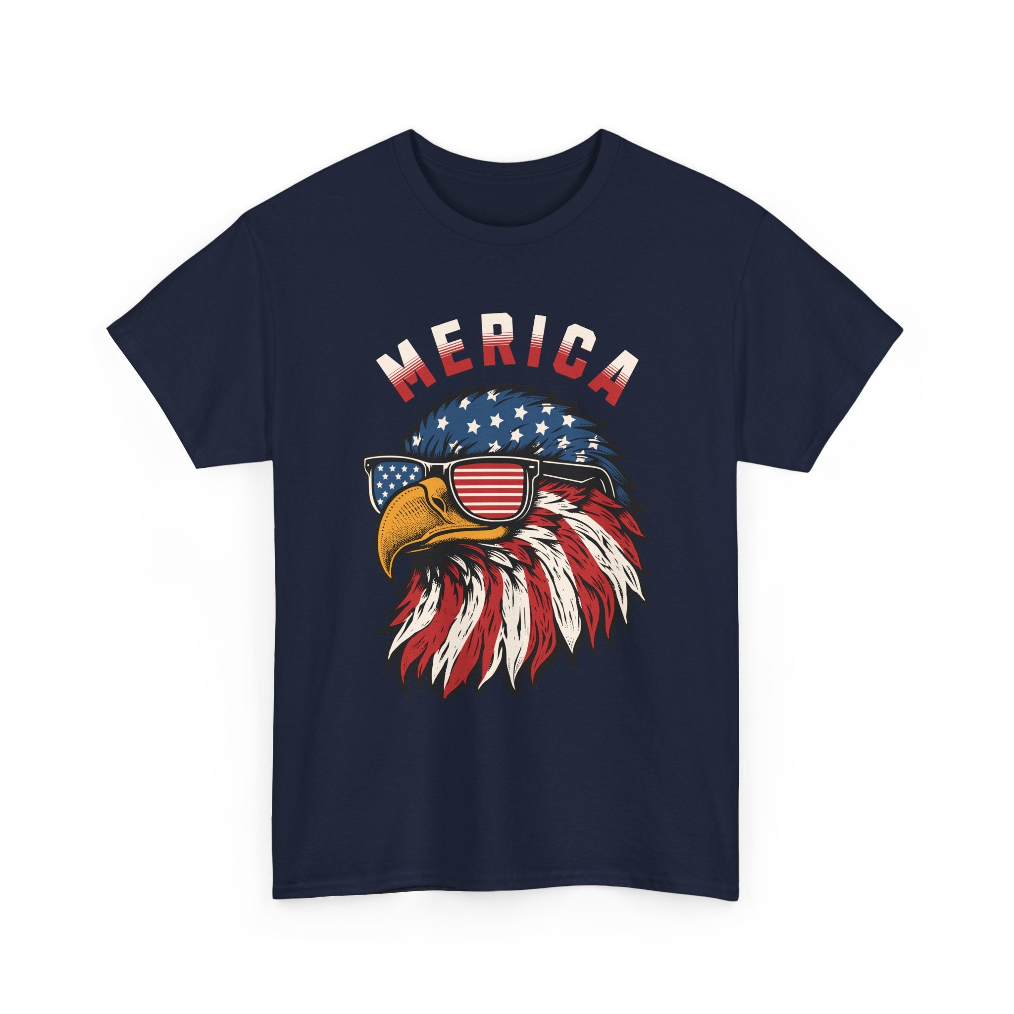 4th of July Bald Eagle T-Shirt — "Merica" Patriotic Tee