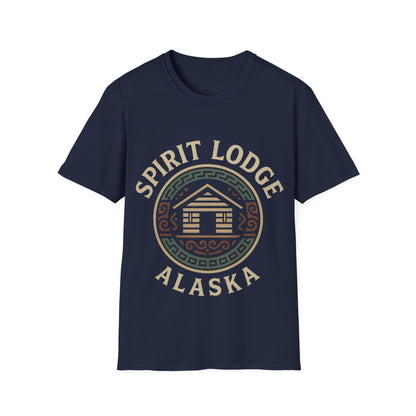 Spirit Lodge Alaska Tee – Rustic Cabin Design