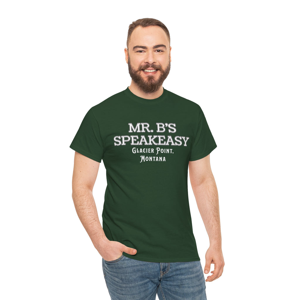 Mr. B’s Speakeasy Tee – Glacier Point, Montana