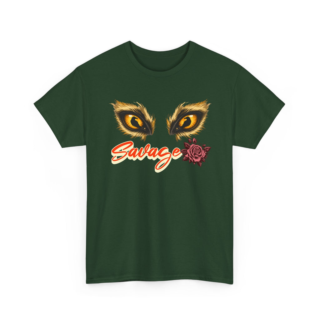 Savage Wolf Eyes — Raven Soul T-shirt