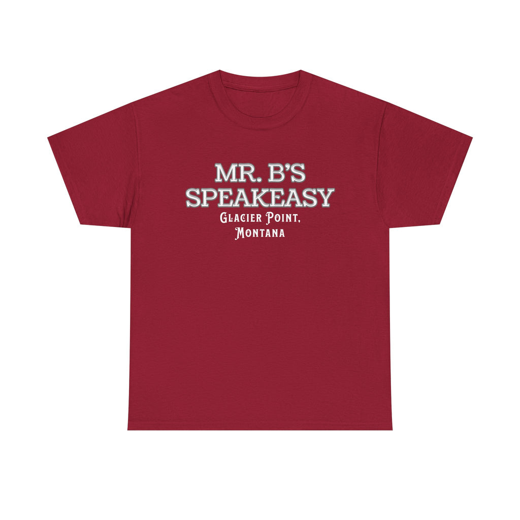 Mr. B’s Speakeasy Tee – Glacier Point, Montana