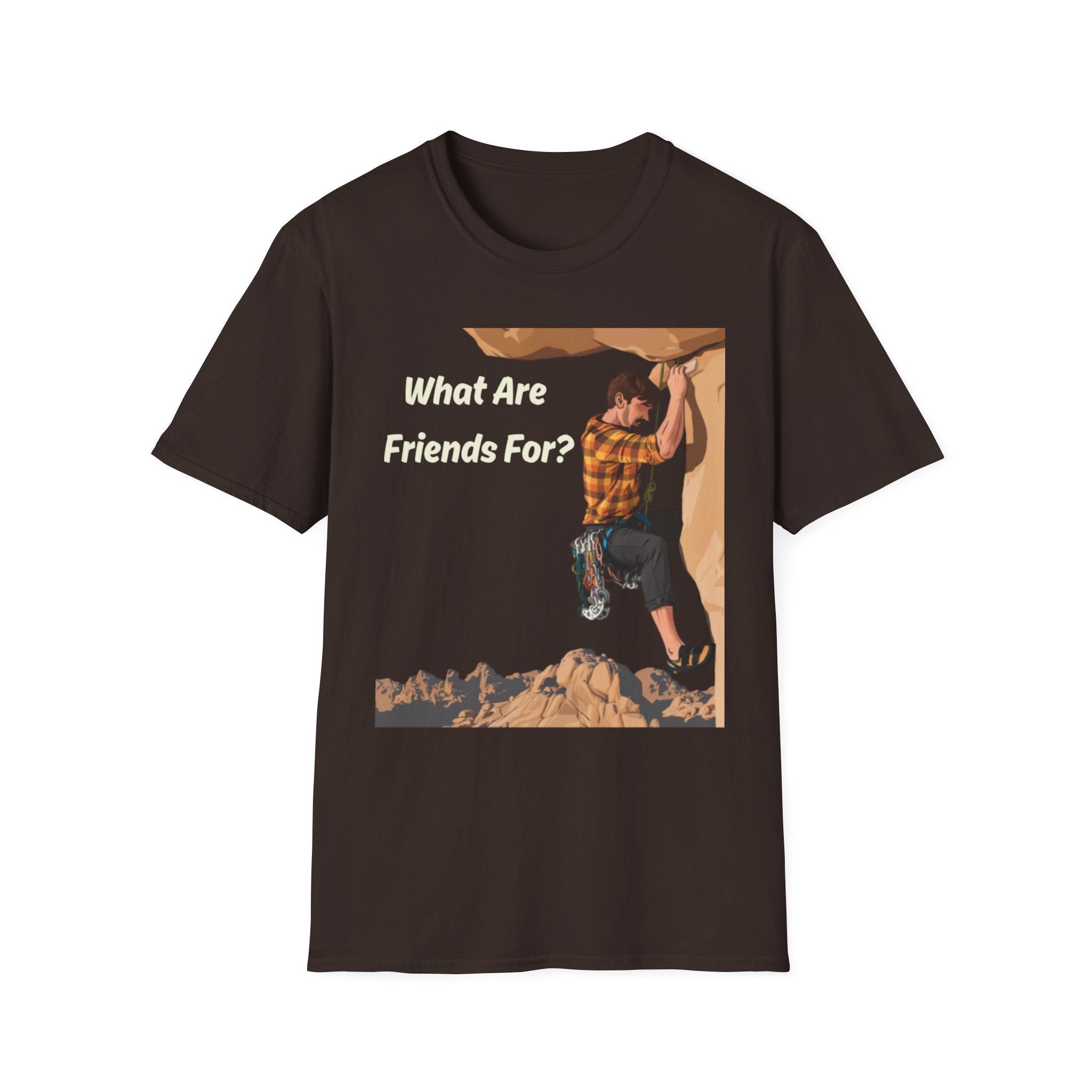 Climber on cliff T-Shirt