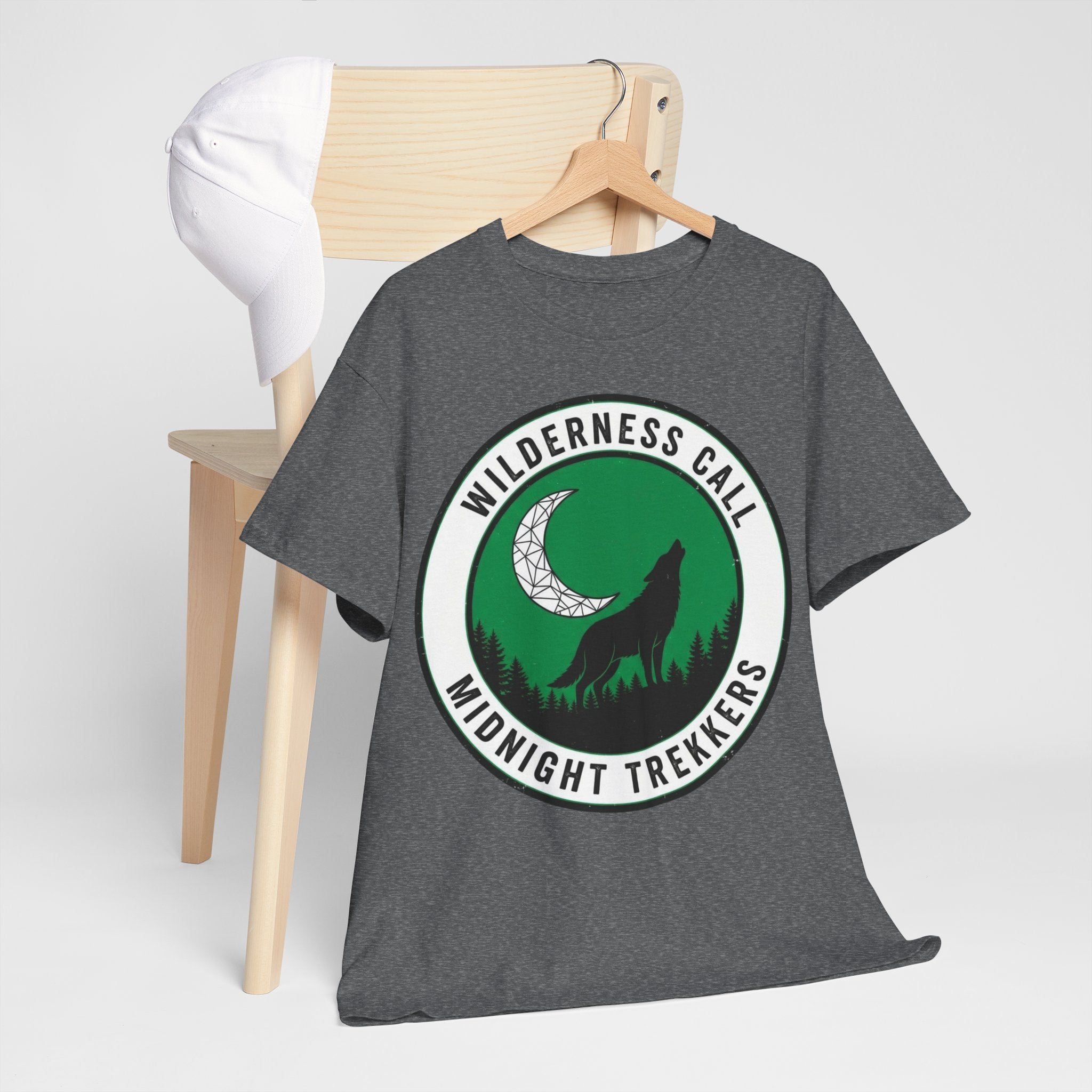 Wilderness Call: Midnight Trekkers Wolf Moon Tee