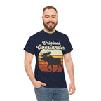 Original Overlander Moose T-Shirt | Retro 1970s Sunset Wilderness Tee