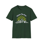 Chase the Sun Mountain T-Shirt – Adventure Hiking Graphic Tee