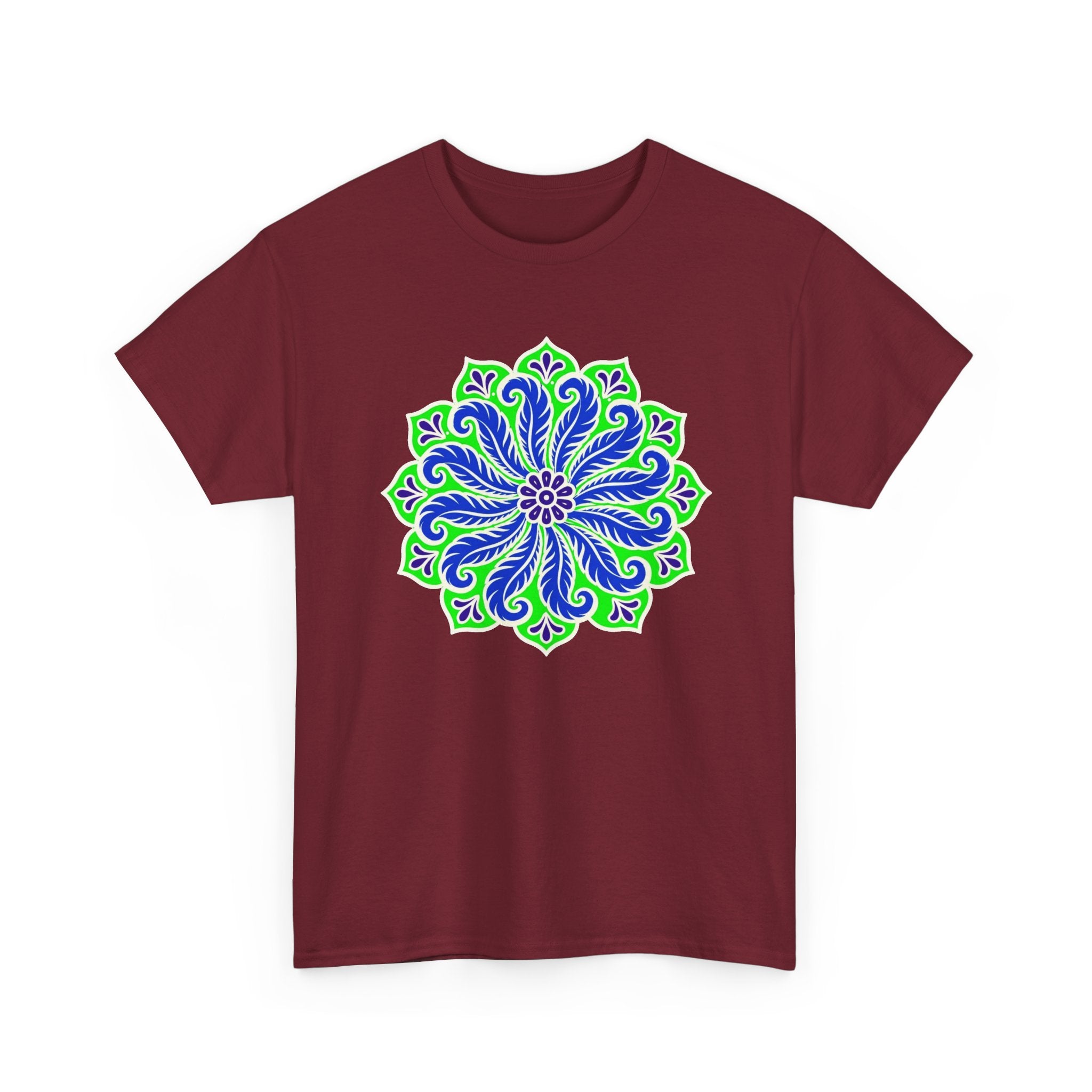 Emerald Feather Rosette T-Shirt