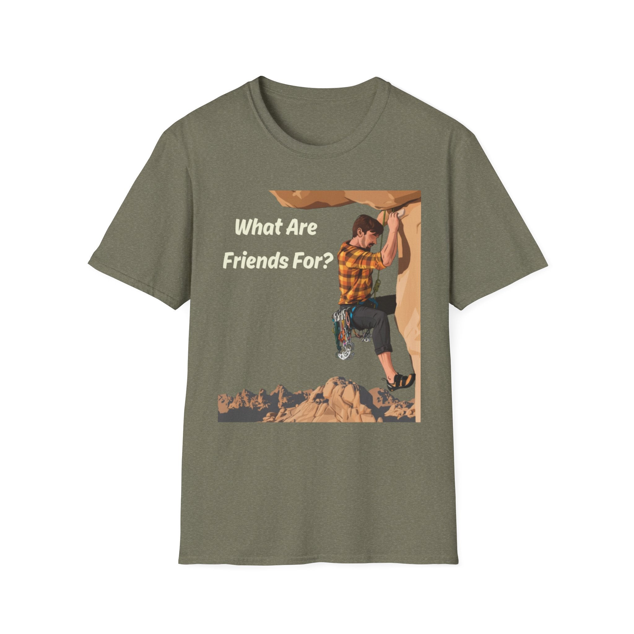 Climber on cliff T-Shirt