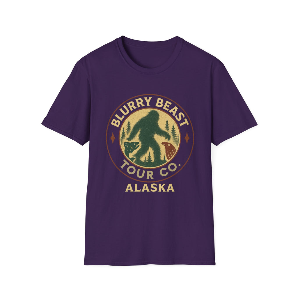 Blurry Beast Alaska T-Shirt – Vintage Bigfoot Tour Co.
