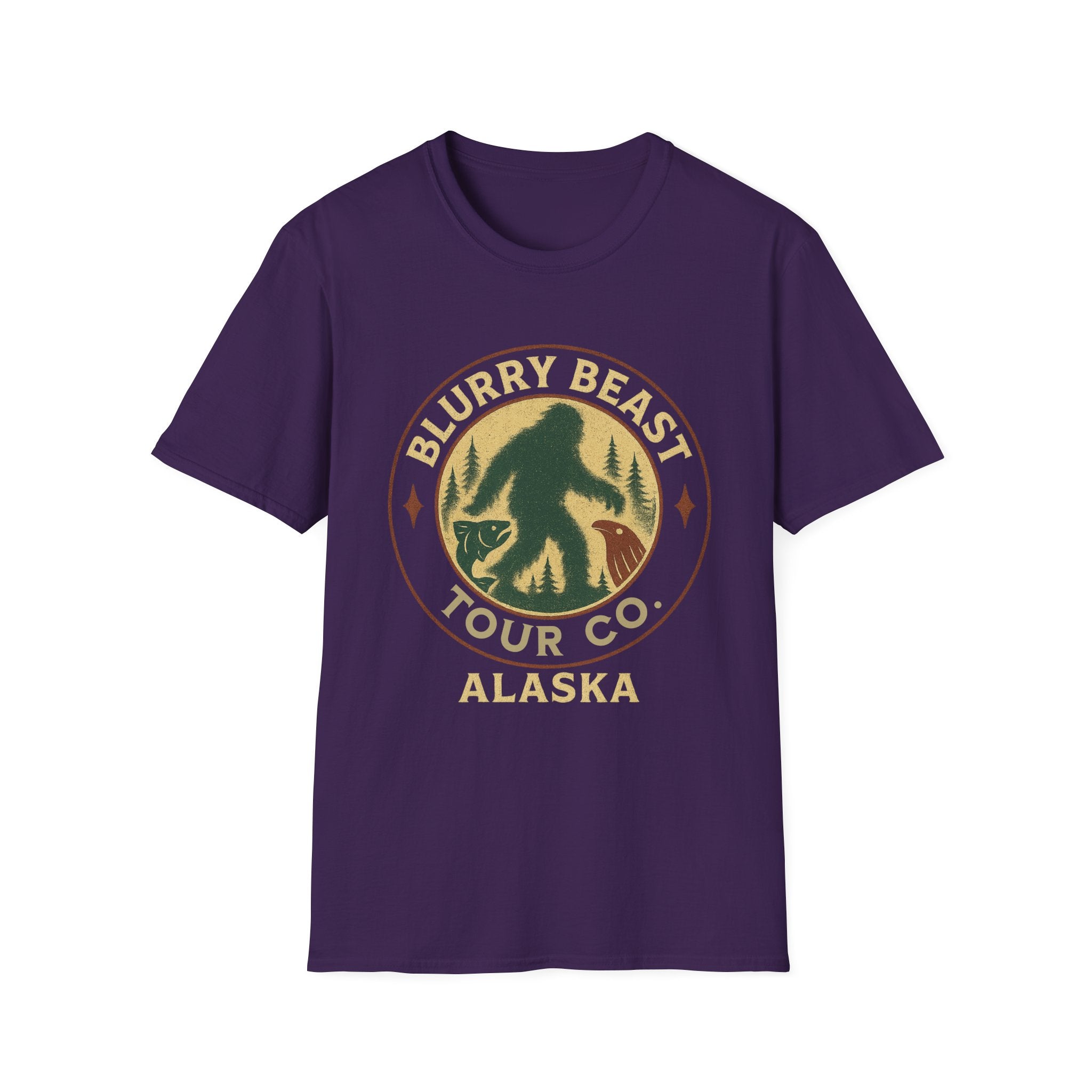 Blurry Beast Alaska T-Shirt – Vintage Bigfoot Tour Co.