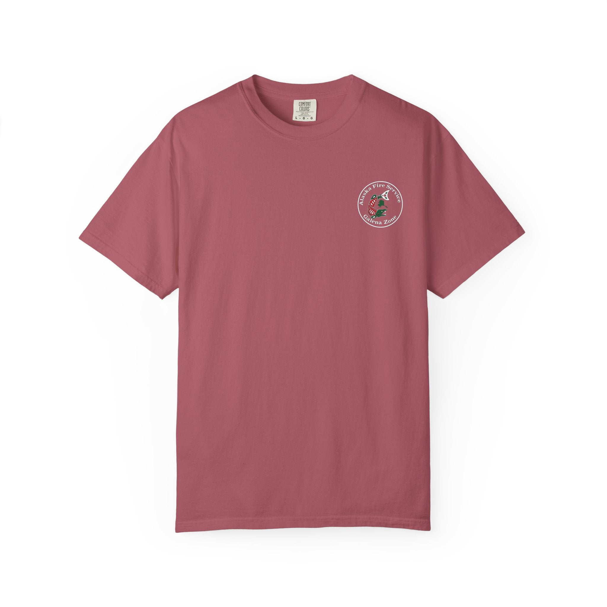 Alaska Fire Service Galena Zone T-Shirt — Salmon Emblem Tee