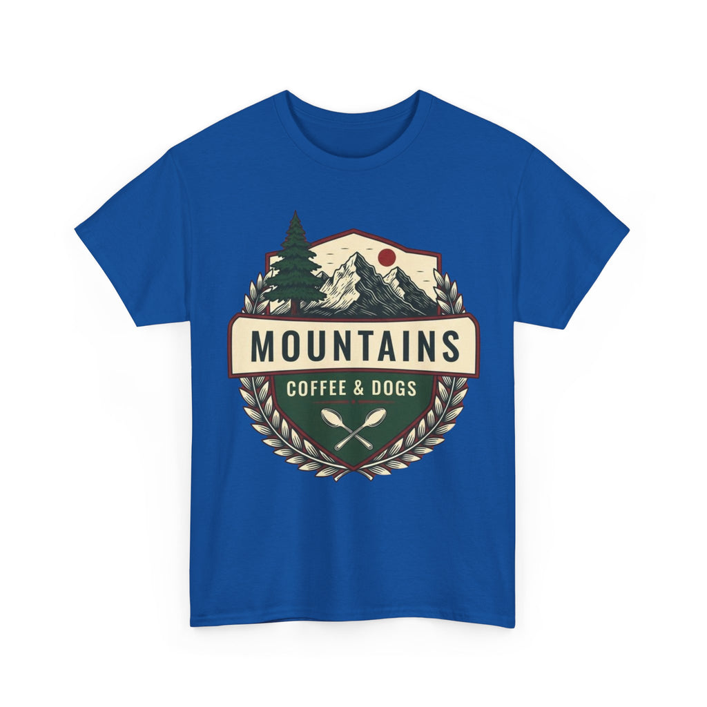 Mountains, Coffee & Dogs Tee