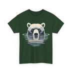 Bear in Water Graphic Tee – Gildan 5000 Heavy Cotton Shirt