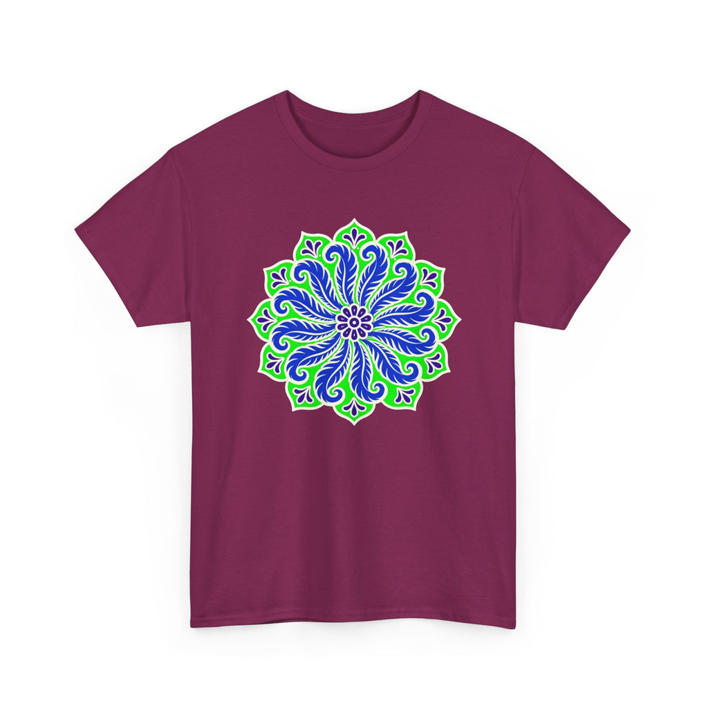 Emerald Feather Rosette T-Shirt