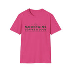 Mountains Coffee & Dogs T-Shirt