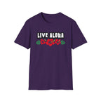 Live Aloha Hibiscus Flower Tee