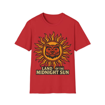 Land of the Midnight Sun Tribal Bear T-Shirt