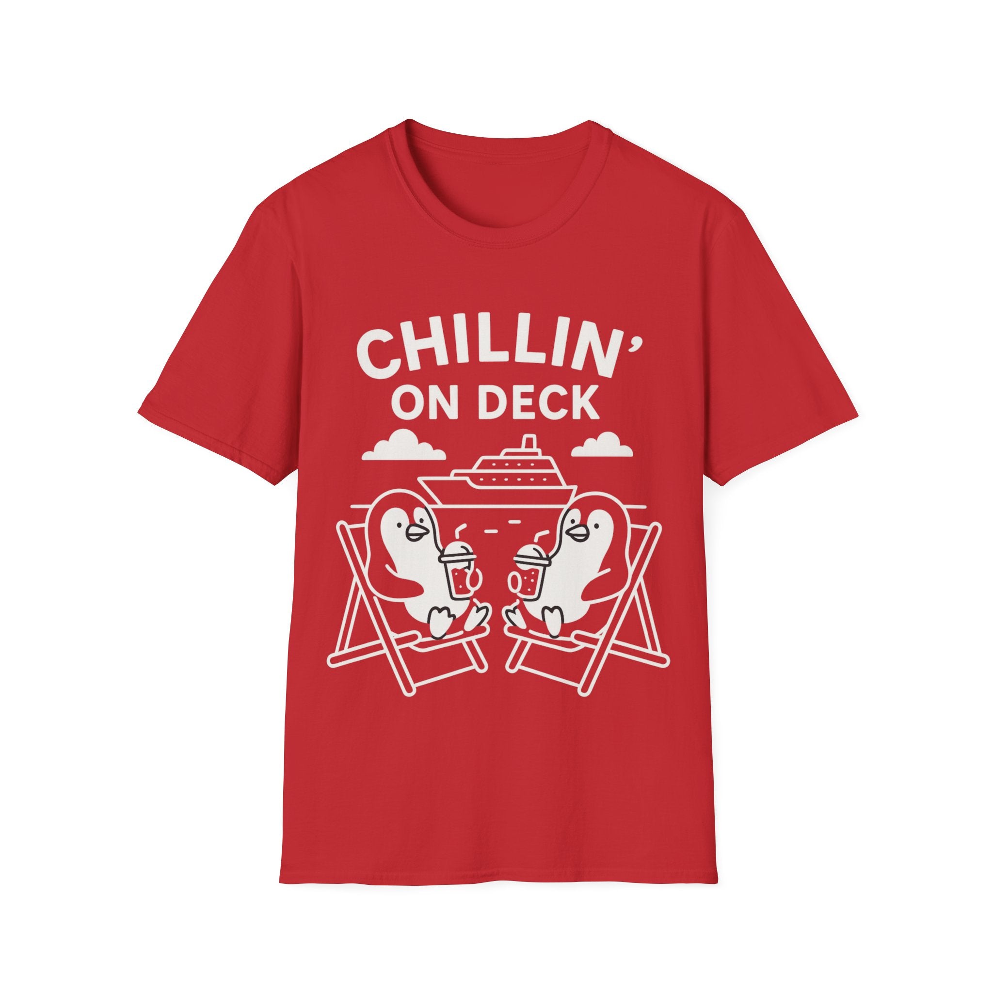Chillin’ On Deck Penguin Cruise Tee