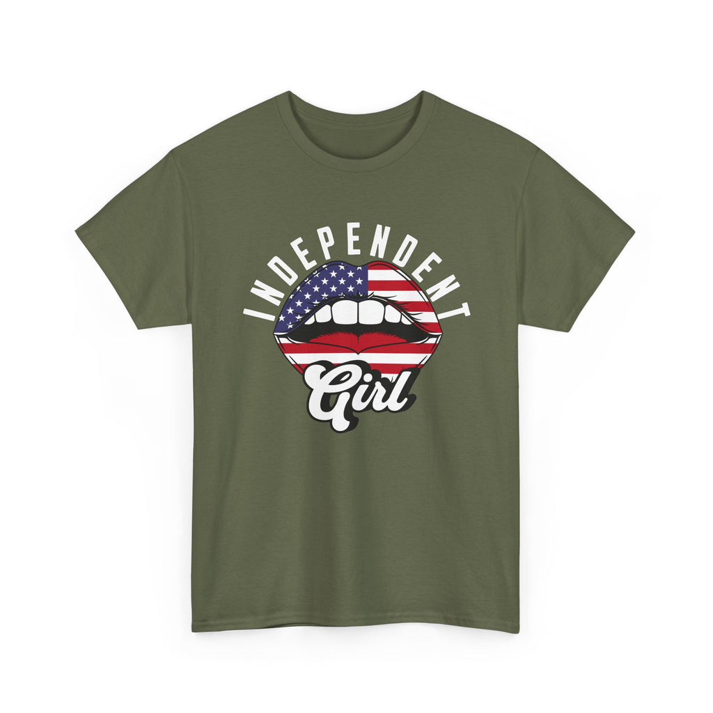 Independent Girl 4th of July Tee —  Summer Fun Shirt