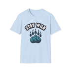 Stay Wild T-Shirt – Bear Paw & Mountain