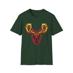 Tribal Moose Spirit T-Shirt – Colorful Totem Animal Design