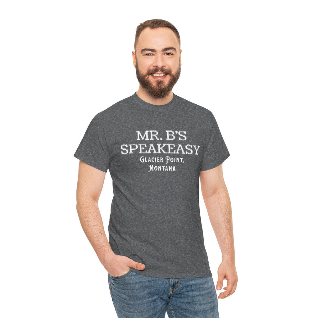 Mr. B’s Speakeasy Tee – Glacier Point, Montana