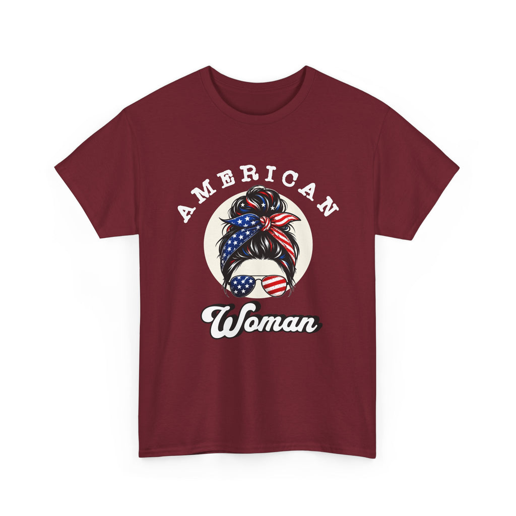 American Woman 4th of July T-Shirt — Summer Fun Patriotic Tee