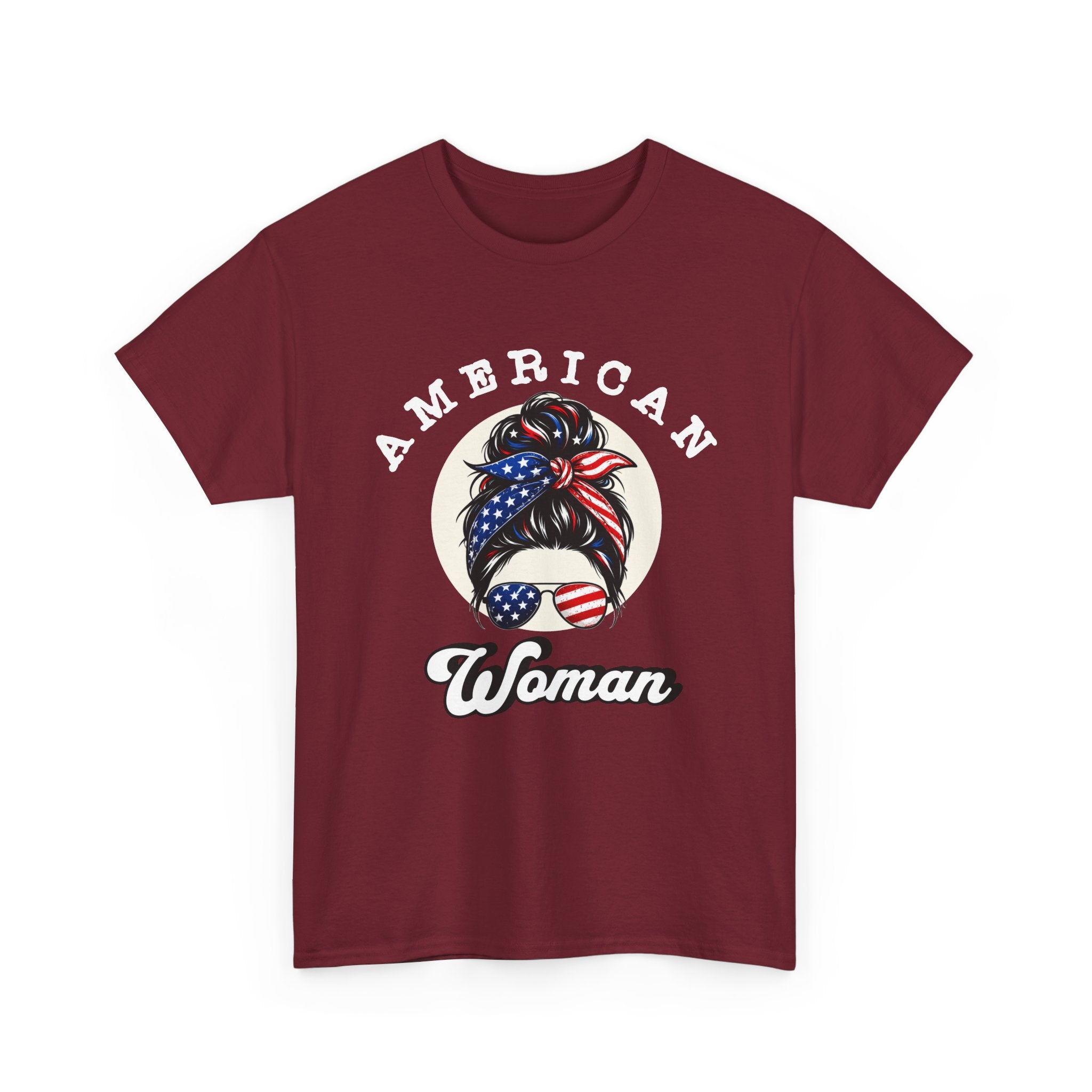 American Woman 4th of July T-Shirt — Summer Fun Patriotic Tee