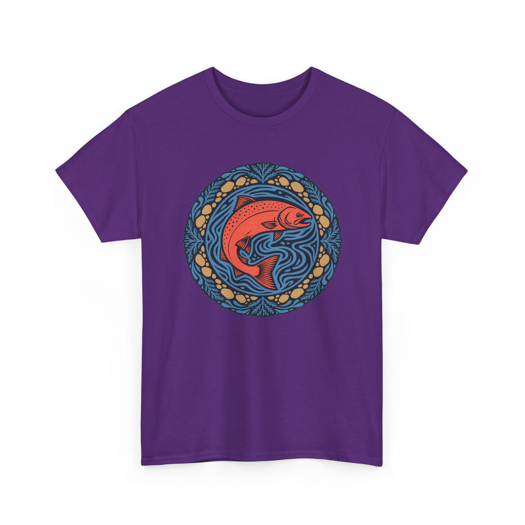 Salmon Mandala T-Shirt