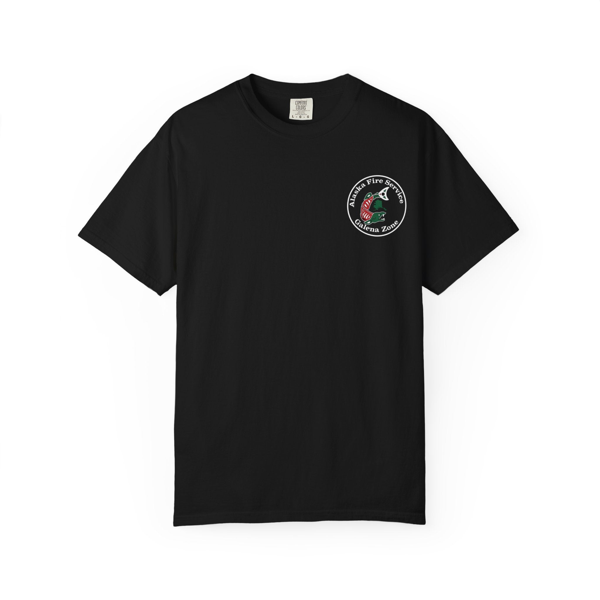 Alaska Fire Service Galena Zone T-Shirt — Salmon Emblem Tee