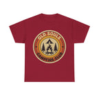 Old Souls Campfire Club Retro T-Shirt | Vintage Sunset Camping Tee