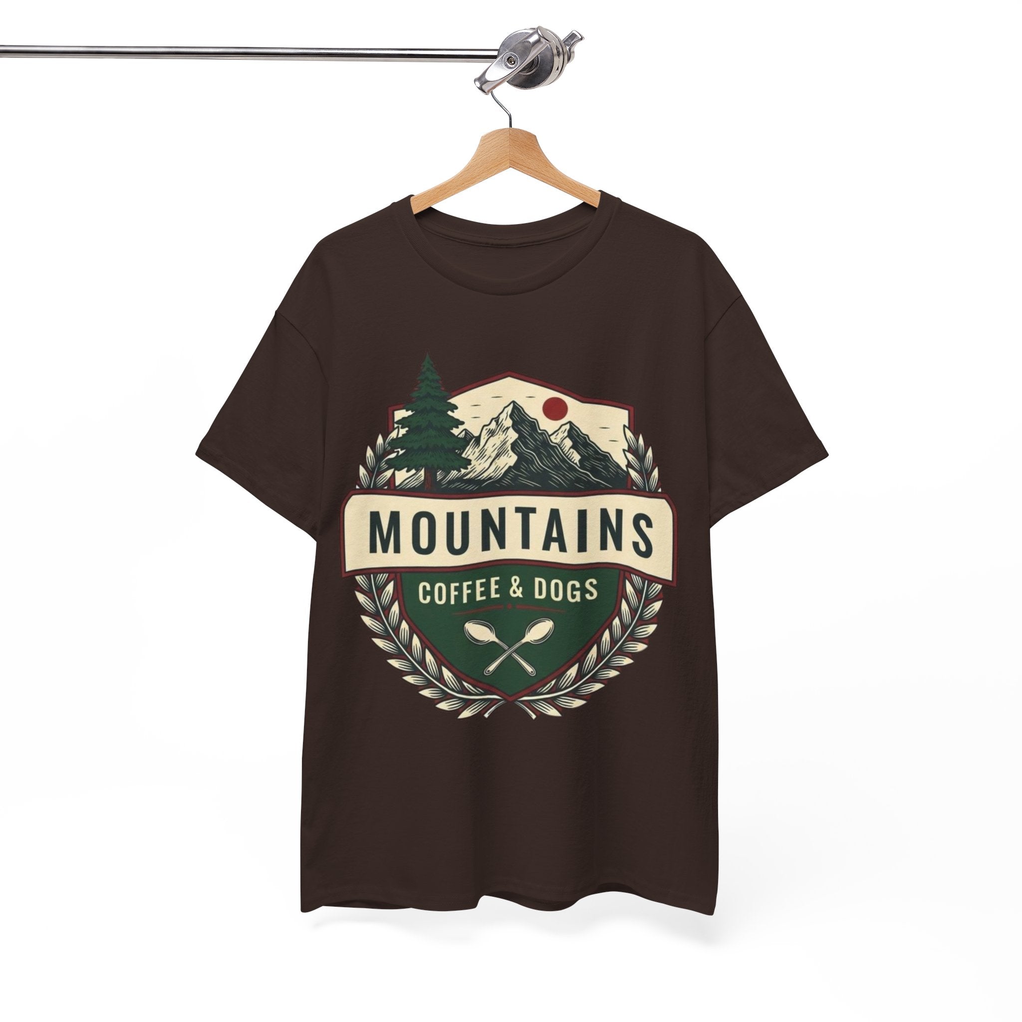 Mountains, Coffee & Dogs Tee