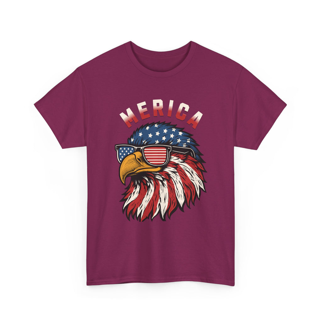 4th of July Bald Eagle T-Shirt — "Merica" Patriotic Tee