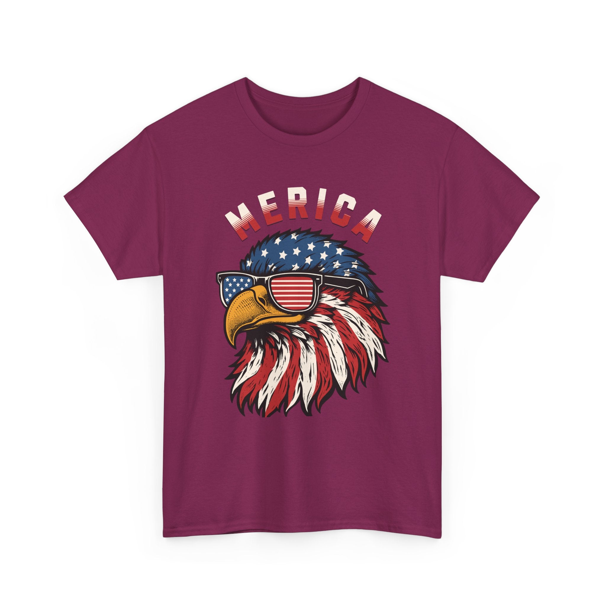 4th of July Bald Eagle T-Shirt — "Merica" Patriotic Tee