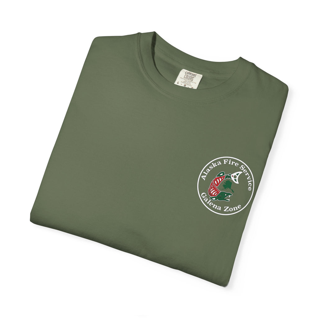 Alaska Fire Service Galena Zone T-Shirt — Salmon Emblem Tee
