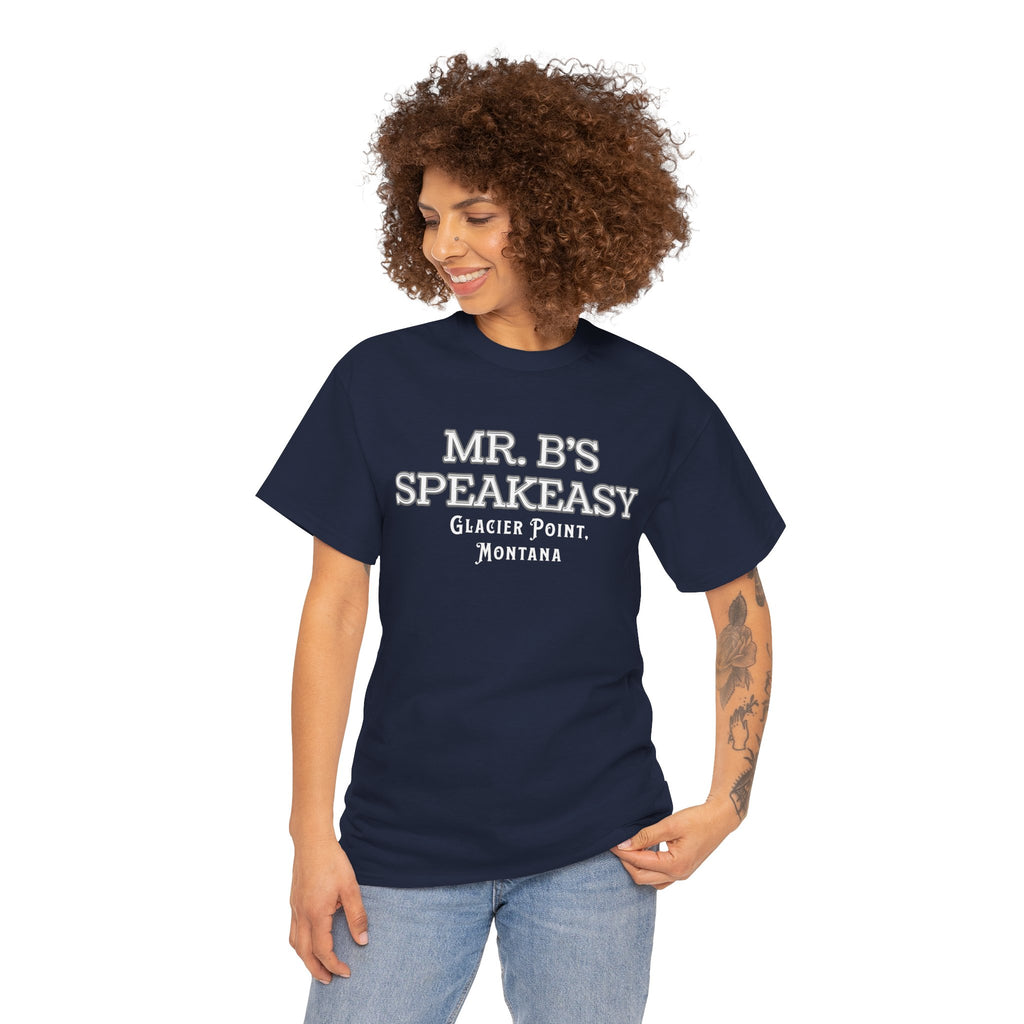 Mr. B’s Speakeasy Tee – Glacier Point, Montana