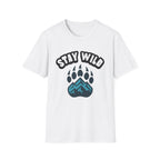 Stay Wild T-Shirt – Bear Paw & Mountain