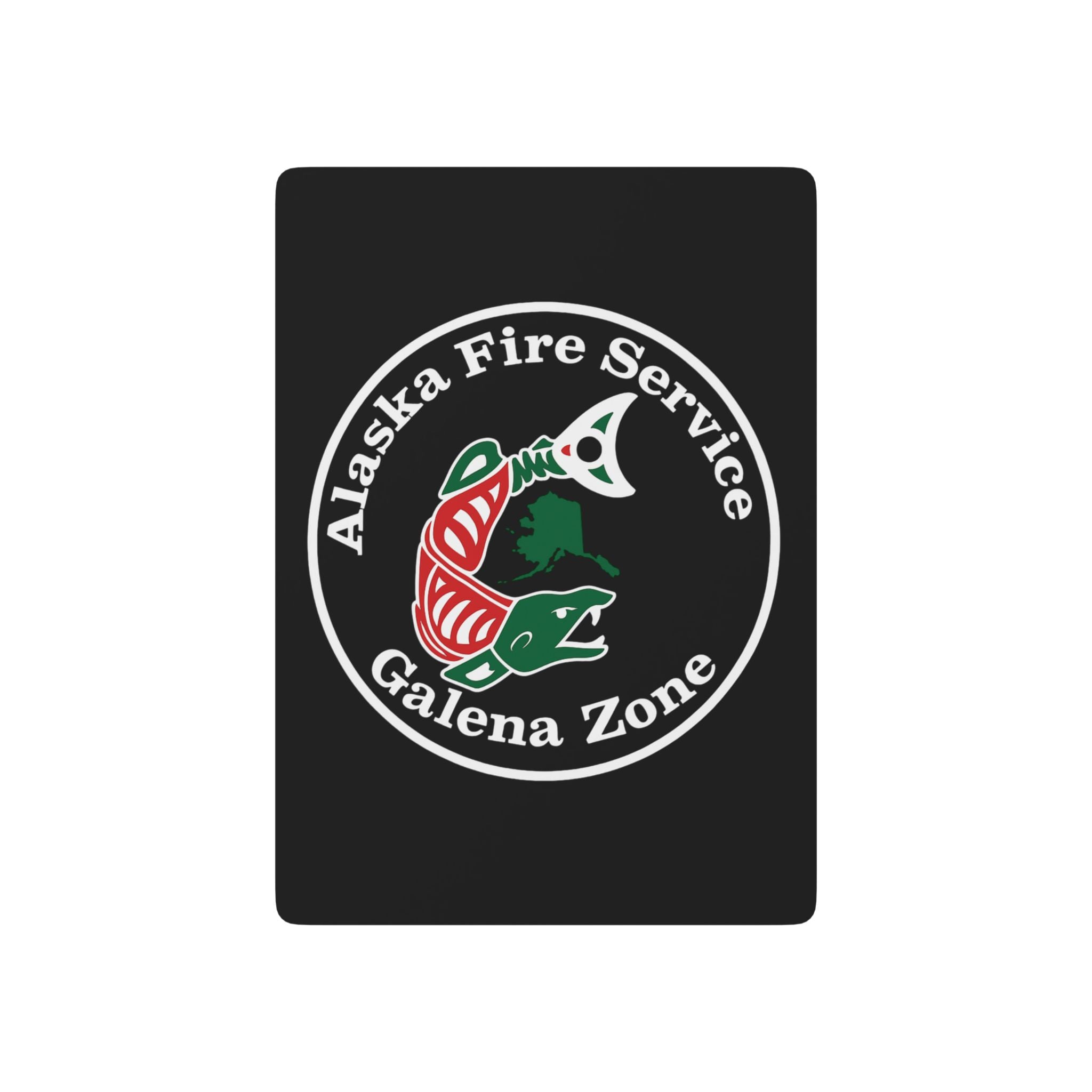 Alaska Fire Service Galena Zone Logo Deck — Poker Playing Cards